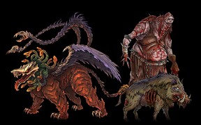 Ash Curse monsters