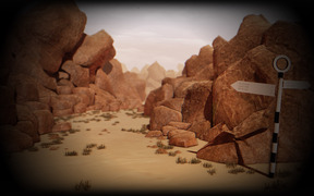 Lonely Desert Background