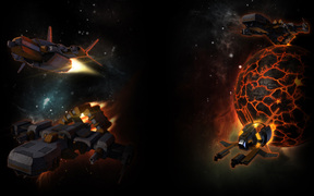Terran fleet background