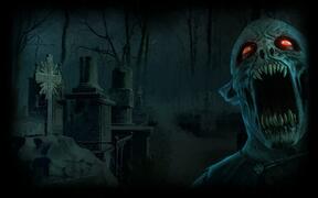 Demon in the graveyard