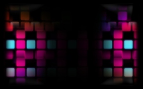 Background Neon Warp