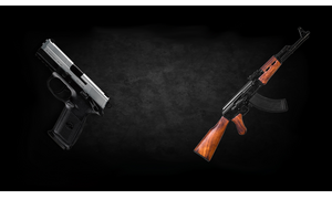 Pistol & AK47
