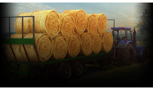 Trailer for bales