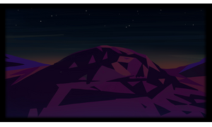 Nighttime Mountain