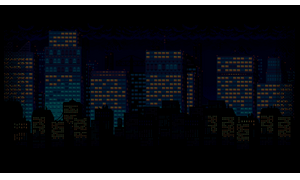 Retro Cityscape