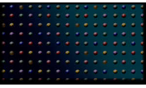 Coloured balls