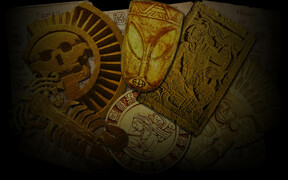 Golden Mayan Artifacts