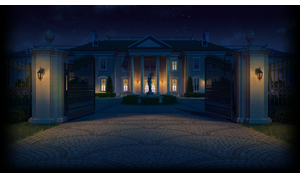 Mansion at night