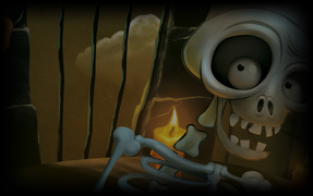 Skeleton background