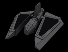 Experimental deep space fighter