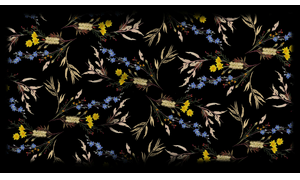 Daisy Yam Floral Pattern