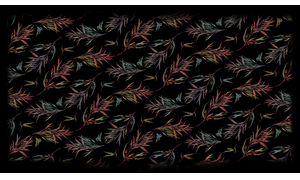 Gum Leaf Floral Pattern